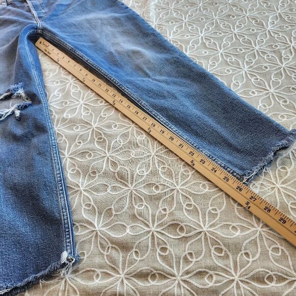 RE/DONE 90"s High Rise Ankle Crop Jeans Size 30 - Picture 15 of 16